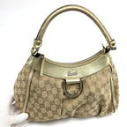 GUCCI ABBEY MONOGRAM SHOULDER BAG