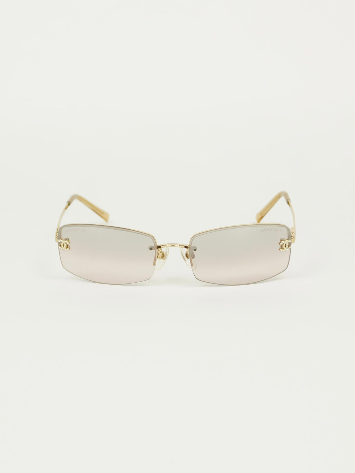 CHANEL RHINESTONE SUNGLASSES
