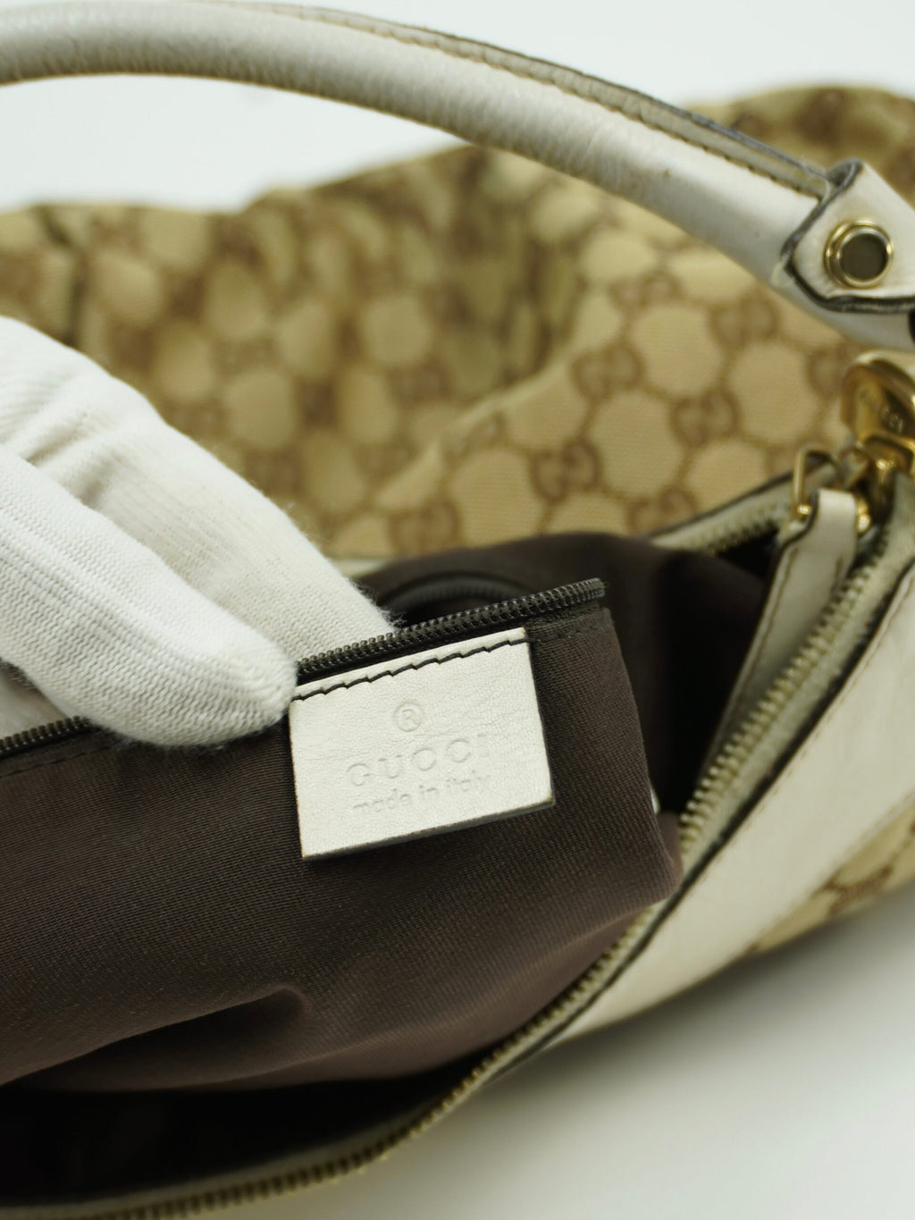 GUCCI MONOGRAM ABBEY BAG