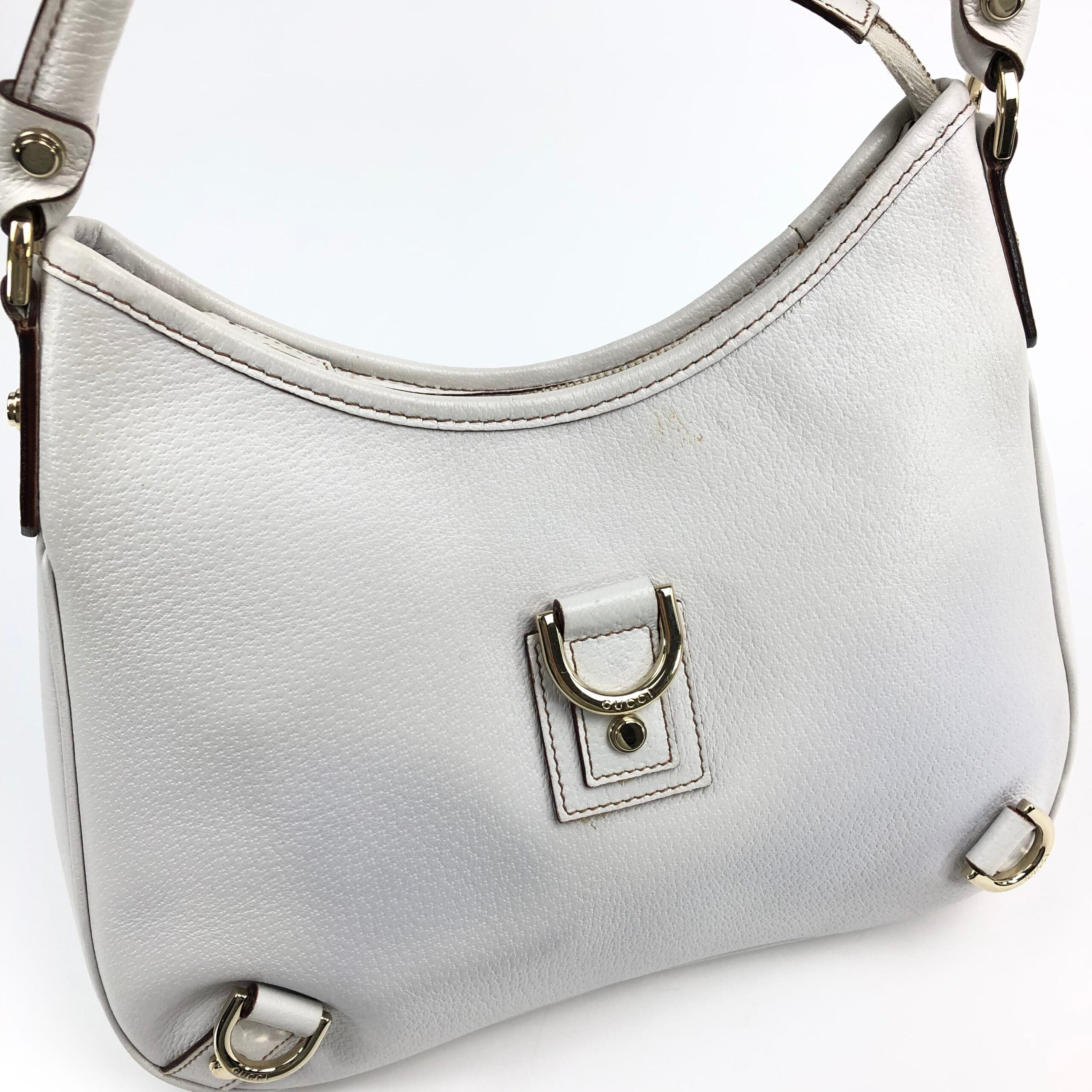 GUCCI LEATHER SHOULDER BAG