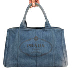 PRADA DENIM CANAPA BAG