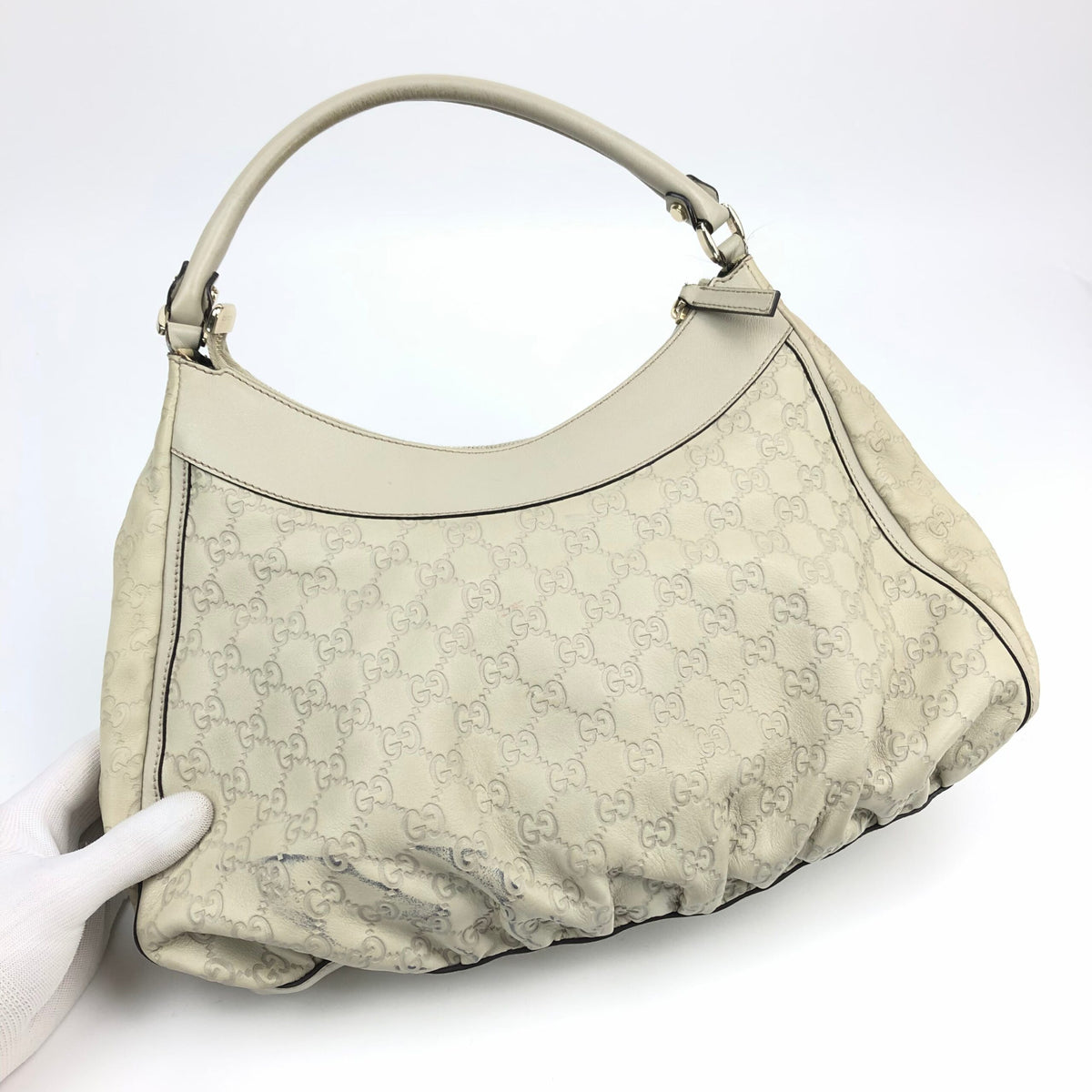 GUCCI MONOGRAM ABBEY SHOULDER BAG