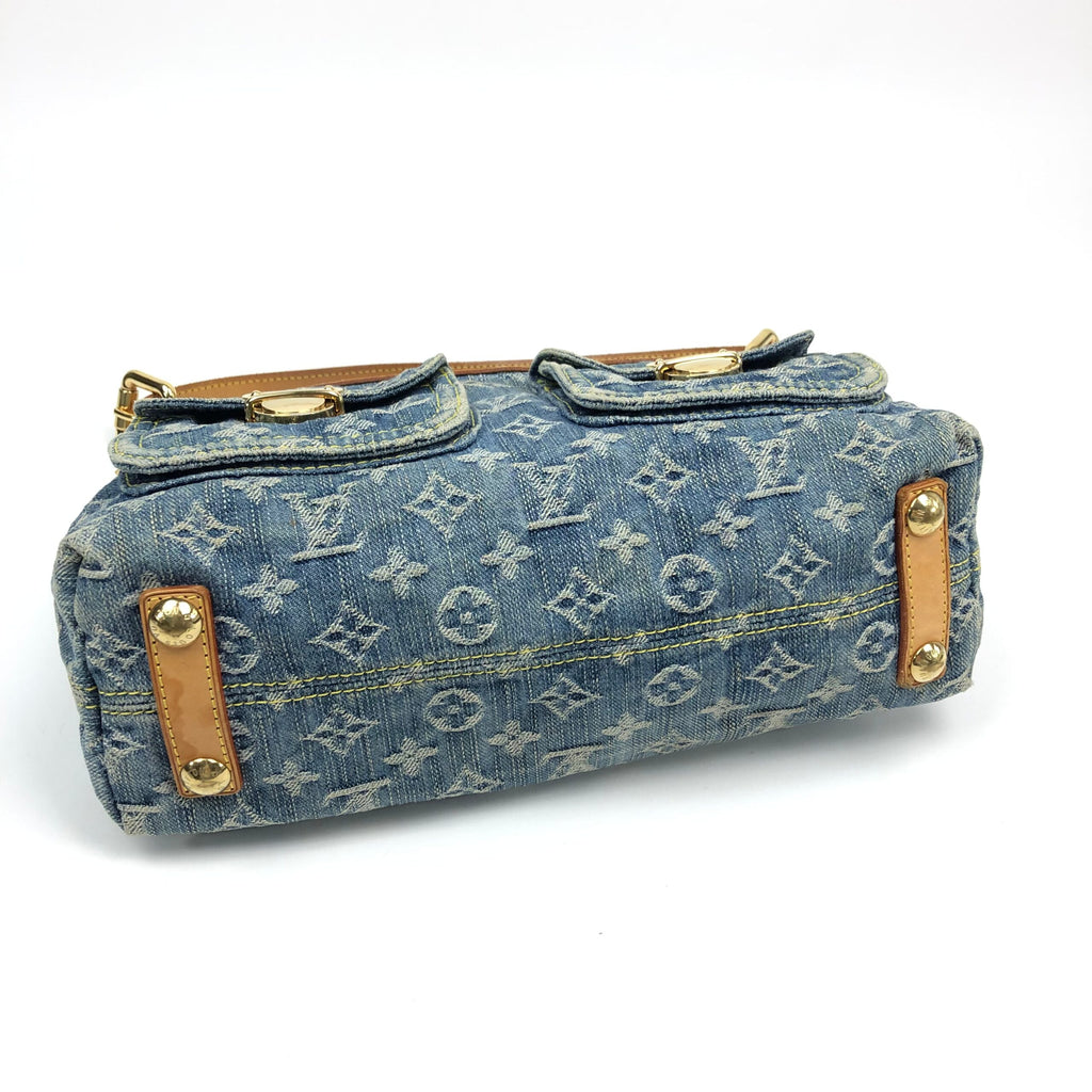 LOUIS VUITTON BAGGY PM DENIM SHOULDER BAG