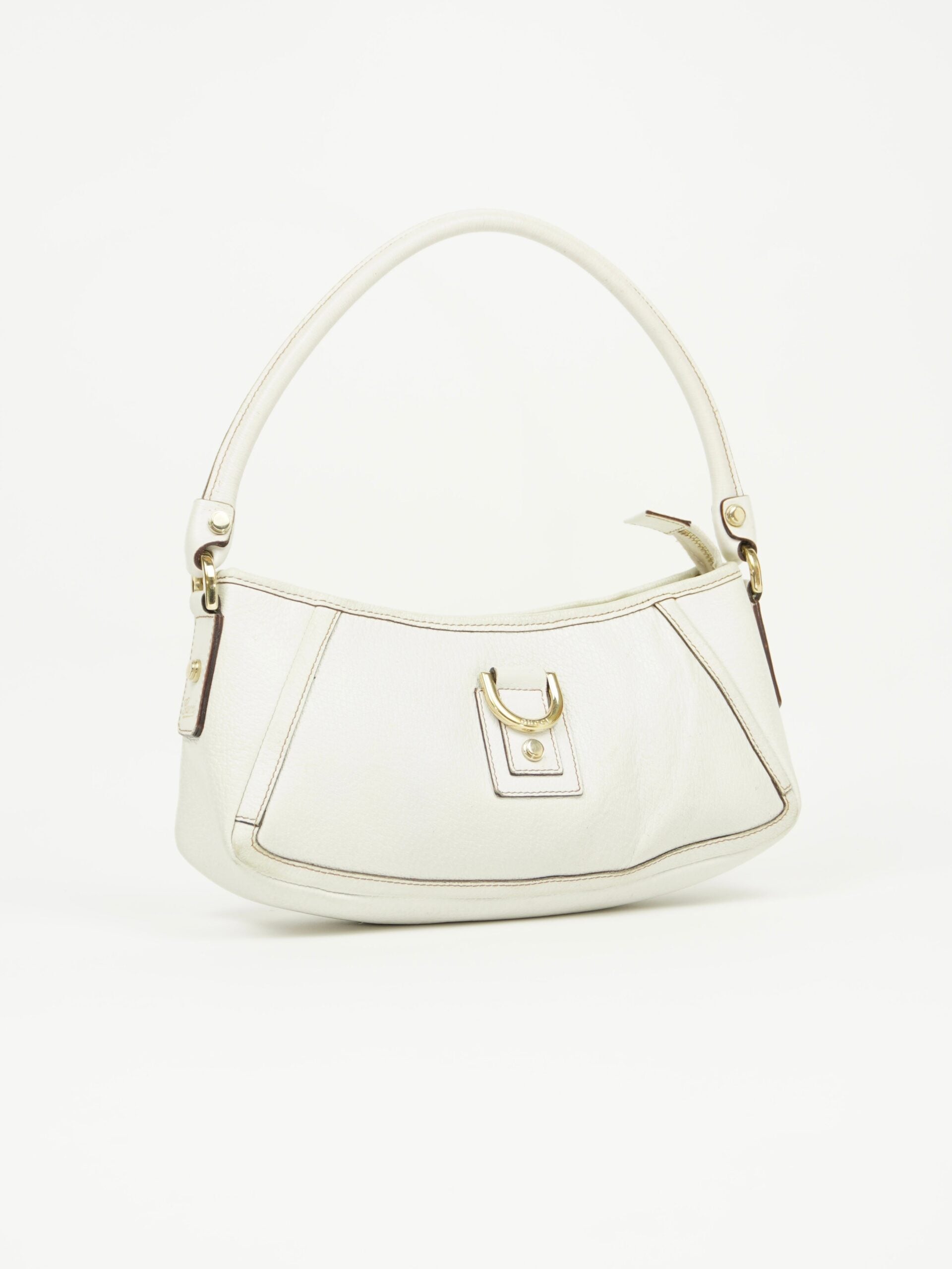 GUCCI LEATHER D RING BAG