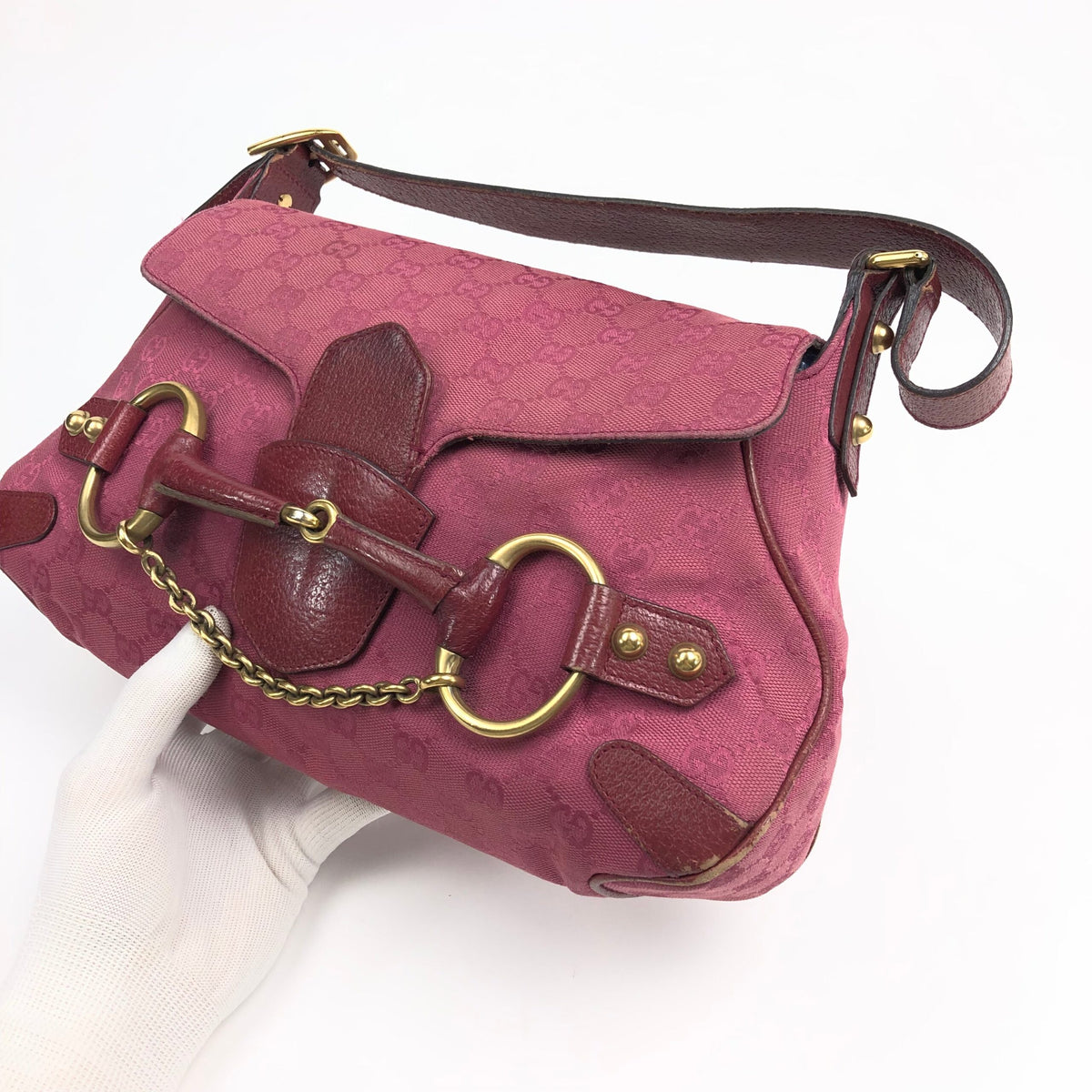GUCCI HORSEBIT CHAIN SHOULDER BAG
