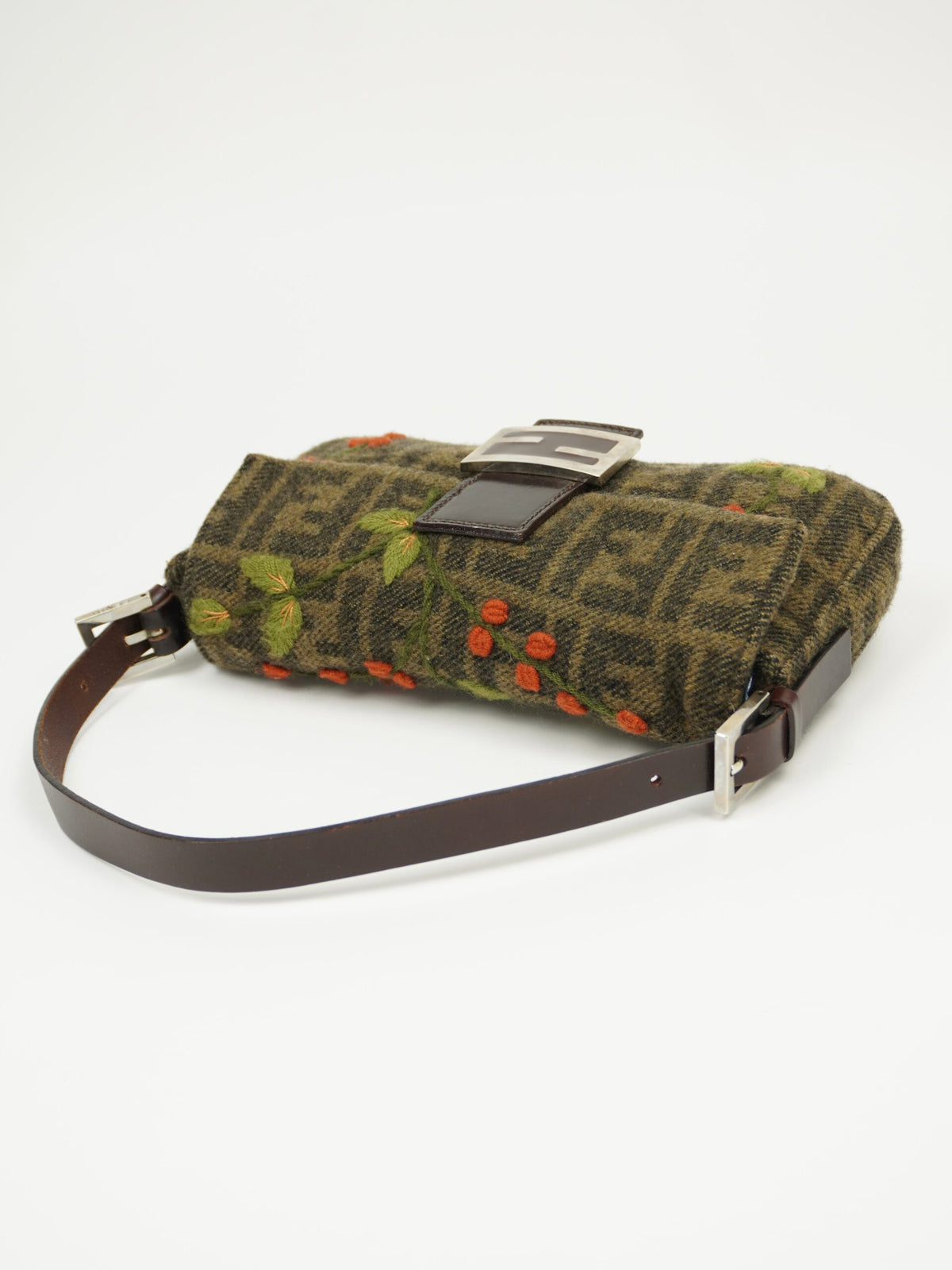FENDI CASHMERE WOOL BAGUETTE