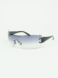 CHANEL RIMLESS CC LOGO SUNGLASSES