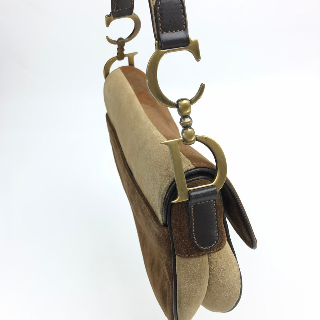 CHRISTIAN DIOR PONY HAIR SADDLE BAG