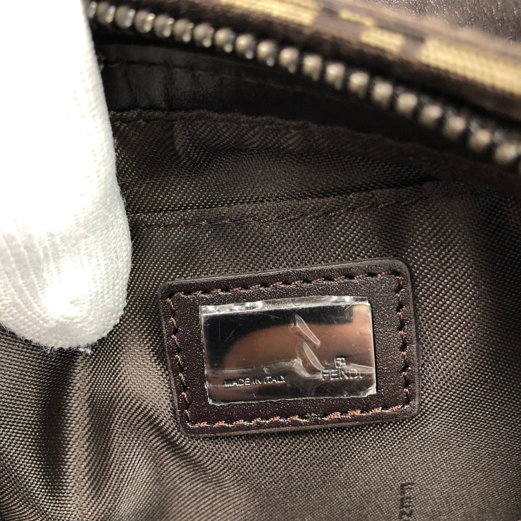 FENDI ZUCCA SHOULDER BAG