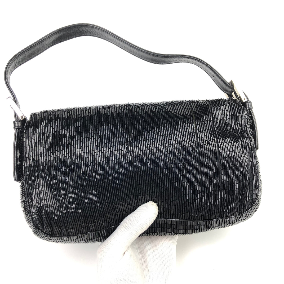 FENDI BEADED BAGUETTE BAG