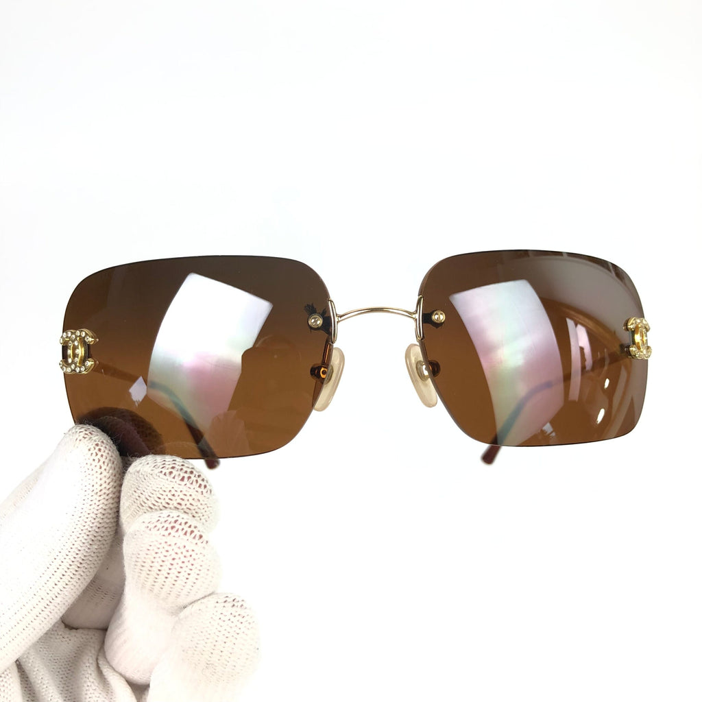 CHANEL RIMLESS SUNGLASSES