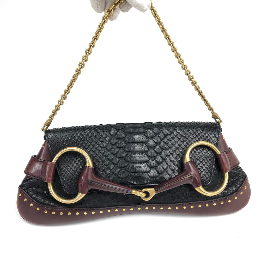 GUCCI HORSEBIT TOM FORD PYTHON CHAIN SHOULDER BAG
