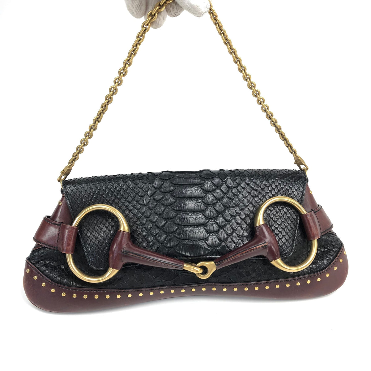 GUCCI HORSEBIT TOM FORD PYTHON CHAIN SHOULDER BAG