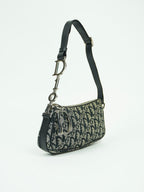 CHRISTIAN DIOR BAG WITH SILVER HARDWARE