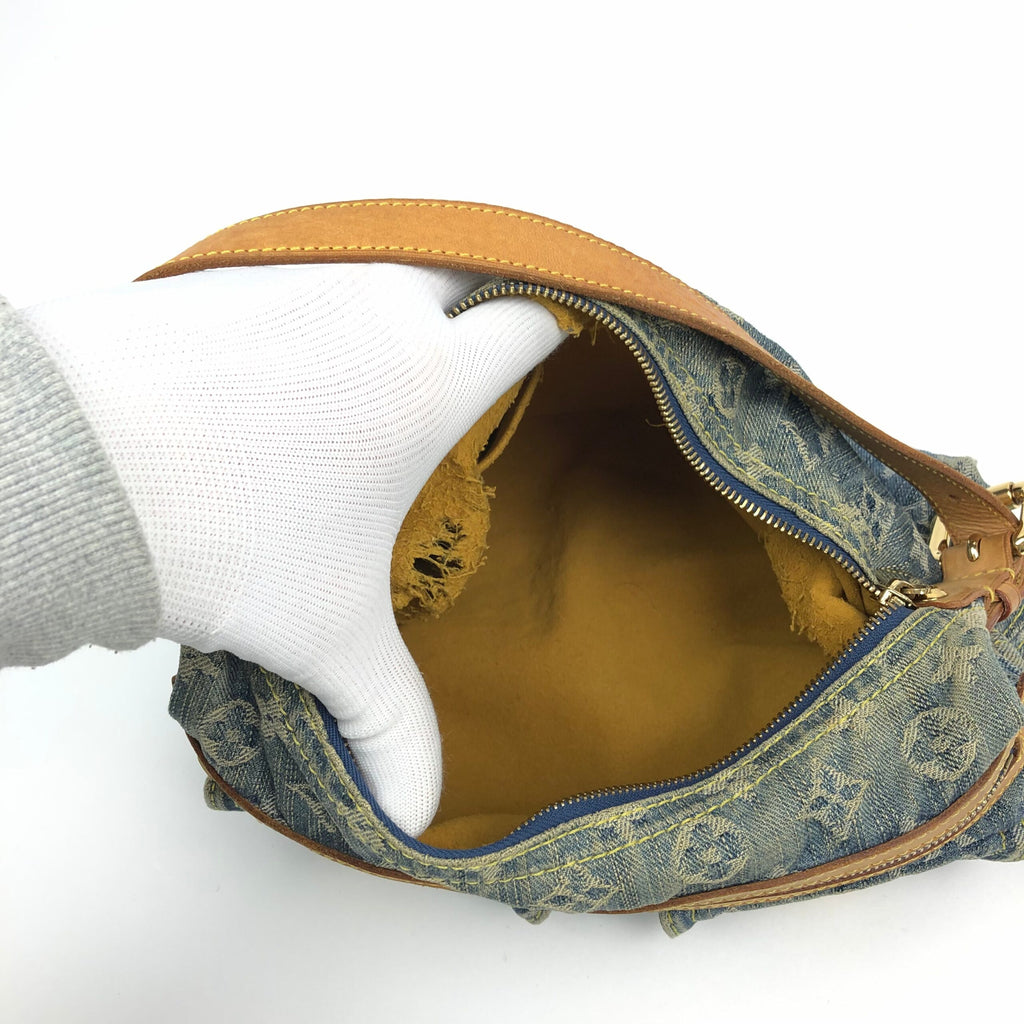 LOUIS VUITTON BAGGY PM DENIM SHOULDER BAG