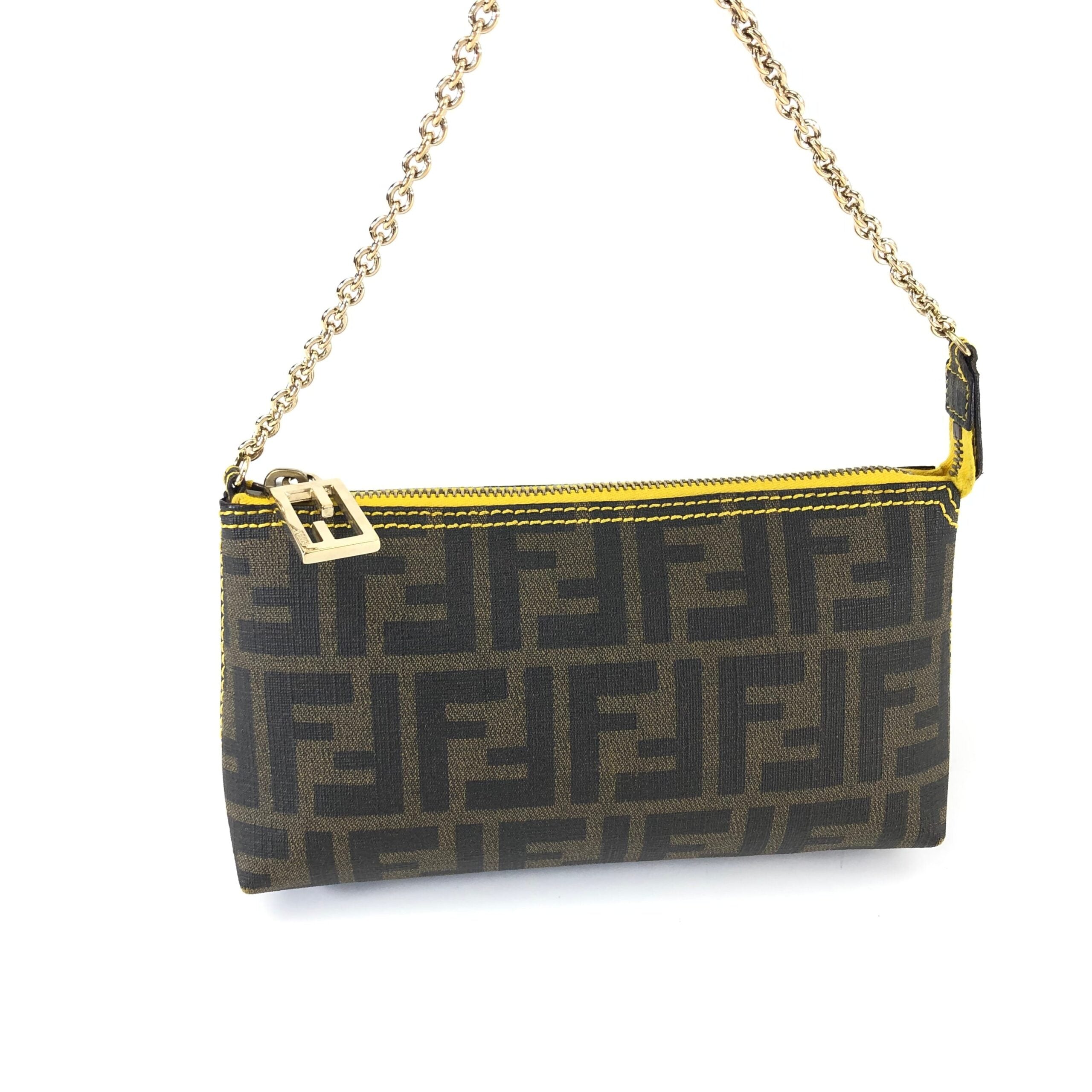 FENDI ZUCCA CHAIN BAG