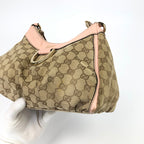GUCCI ABBEY MONOGRAM SHOULDER BAG