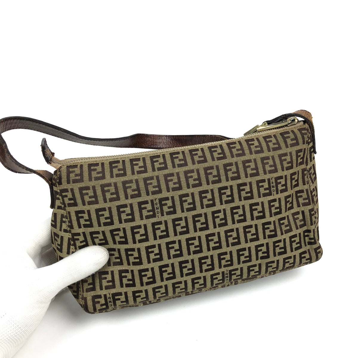 FENDI ZUCCA SHOULDER BAG