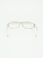 CHANEL RHINESTONE CC LOGO SUNGLASSES