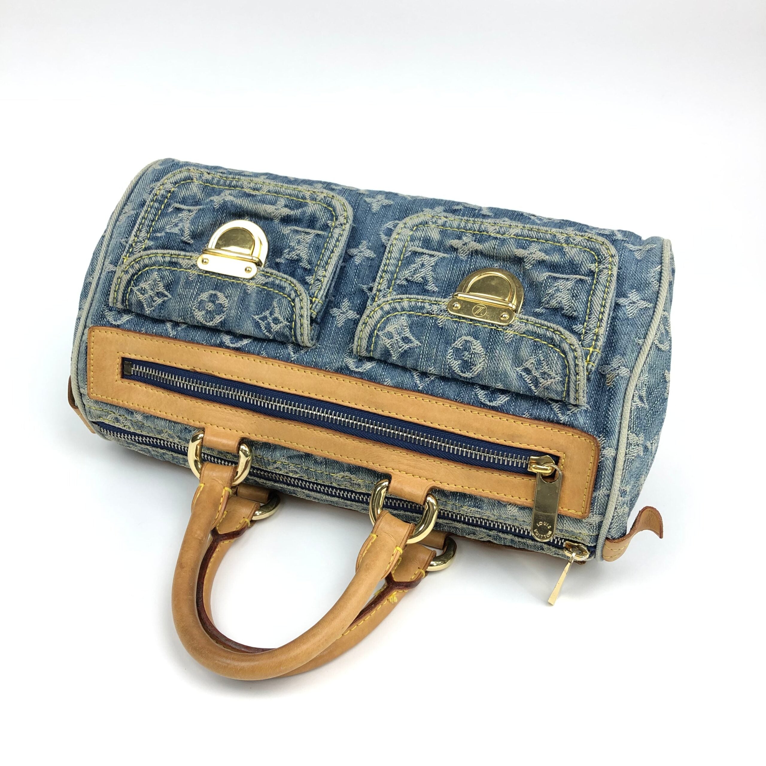 LOUIS VUITTON NEO SPEEDY DENIM BAG