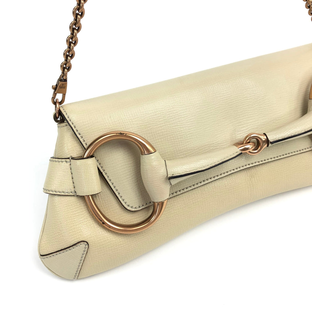 GUCCI HORSEBIT TOM FORD CHAIN LEATHER SHOULDER BAG