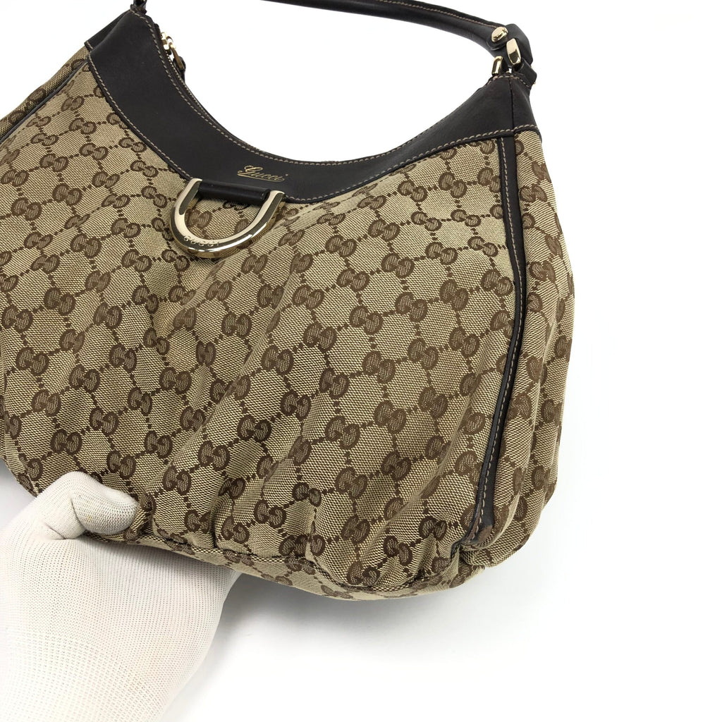 GUCCI MONOGRAM ABBEY BAG