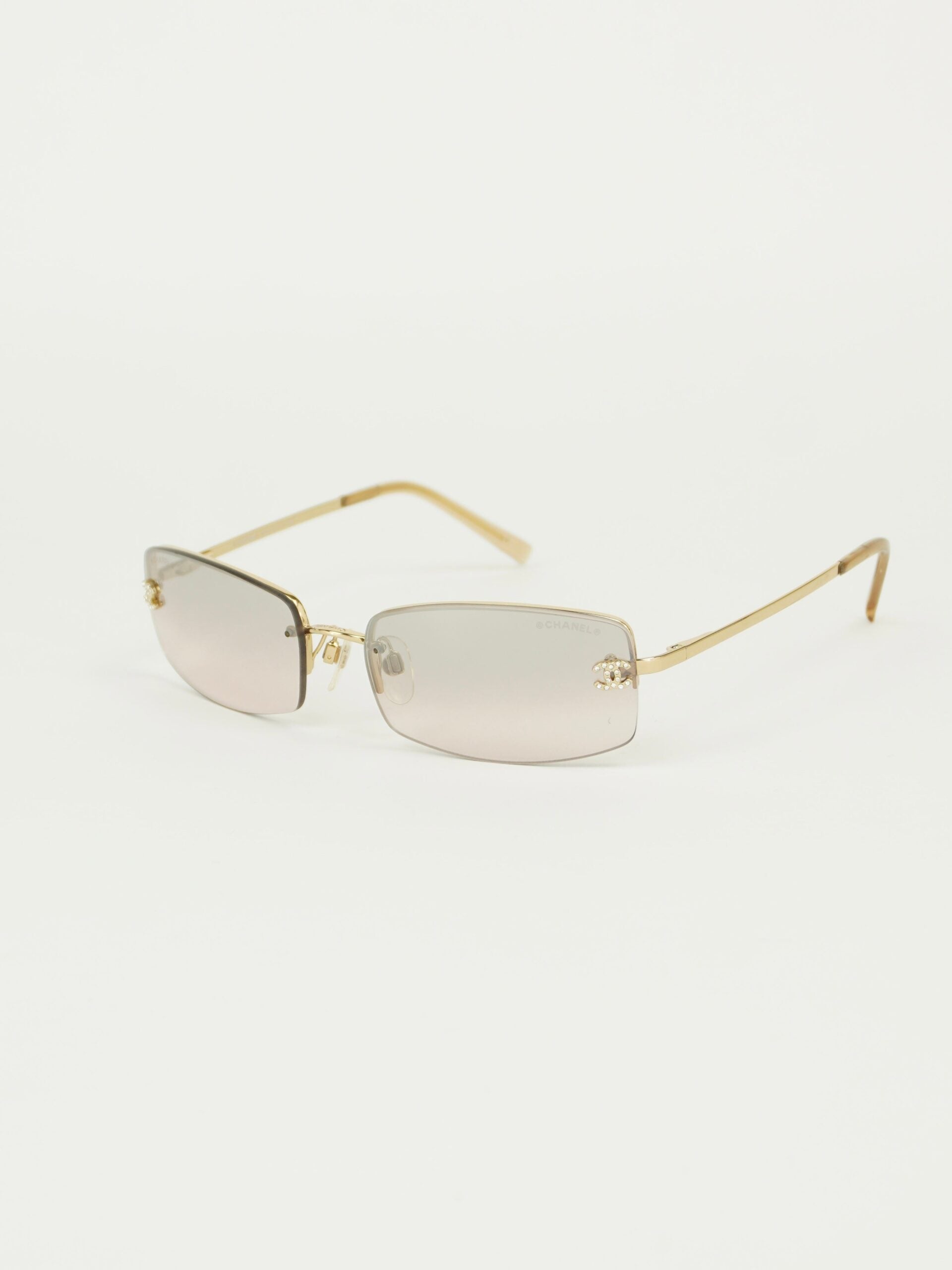 CHANEL RHINESTONE SUNGLASSES