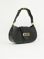 FENDI LEATHER BAG WITH GOLD HARDWARE