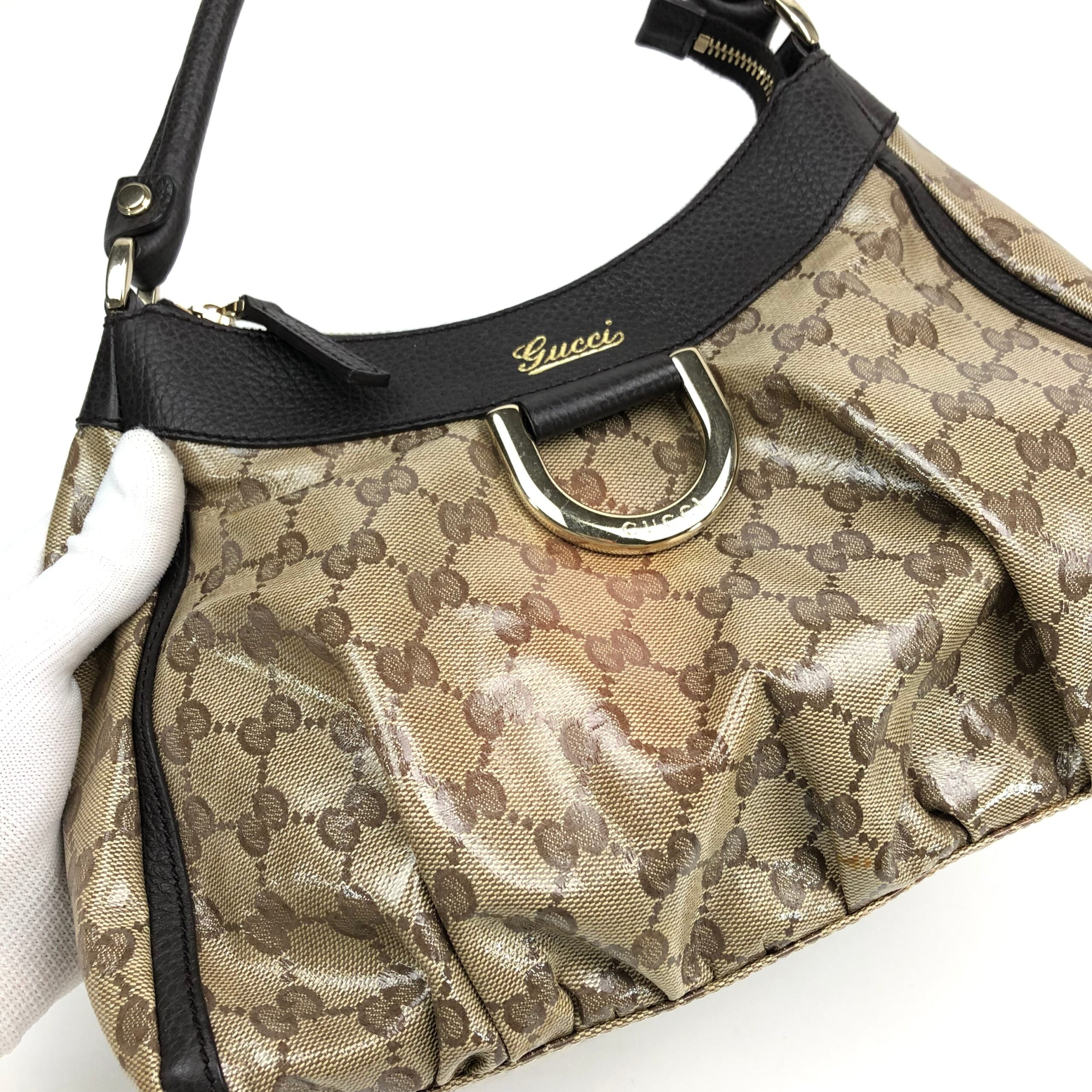 GUCCI MONOGRAM ABBEY SHOULDER BAG