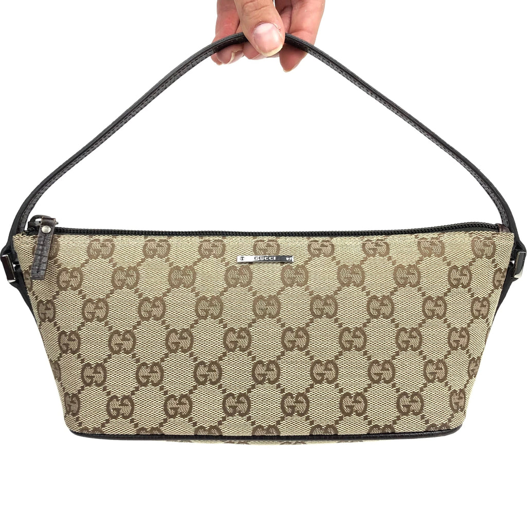 GUCCI MONOGRAM SHOULDER BAG