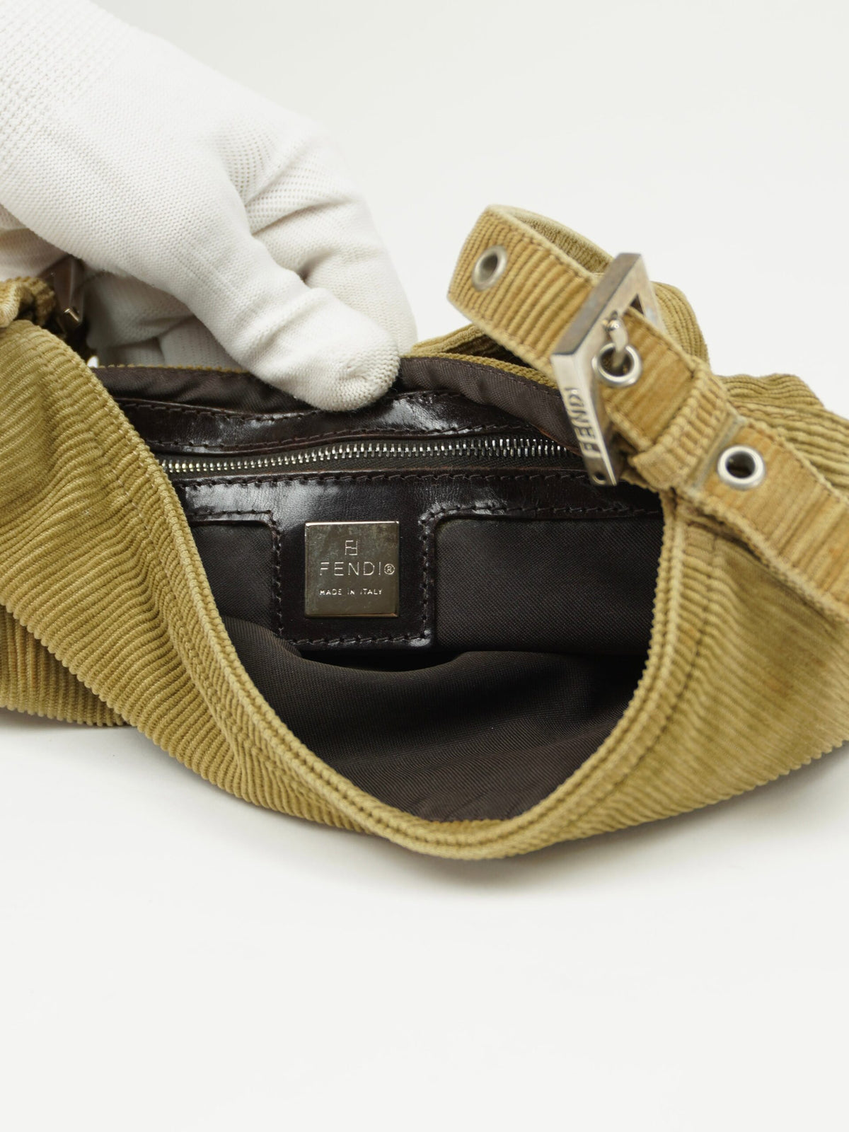 FENDI CORDUROY BAGUETTE