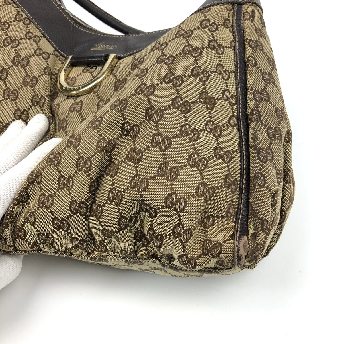 GUCCI MONOGRAM ABBEY SHOULDER BAG