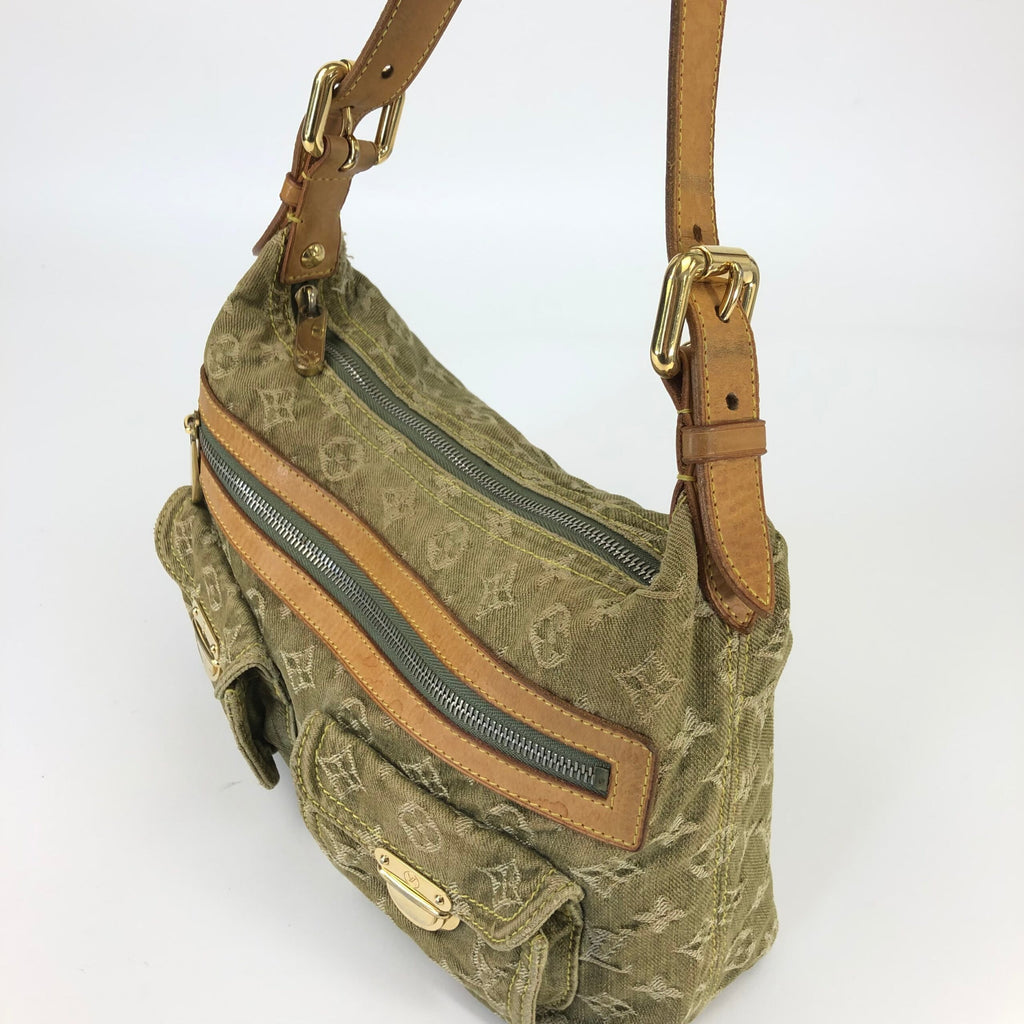 LOUIS VUITTON BAGGY PM DENIM SHOULDER BAG