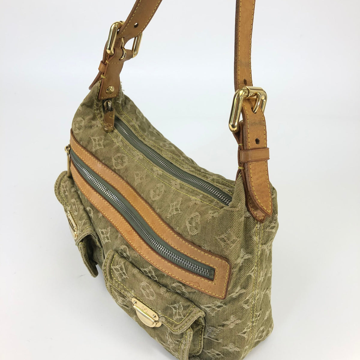 LOUIS VUITTON BAGGY PM DENIM SHOULDER BAG