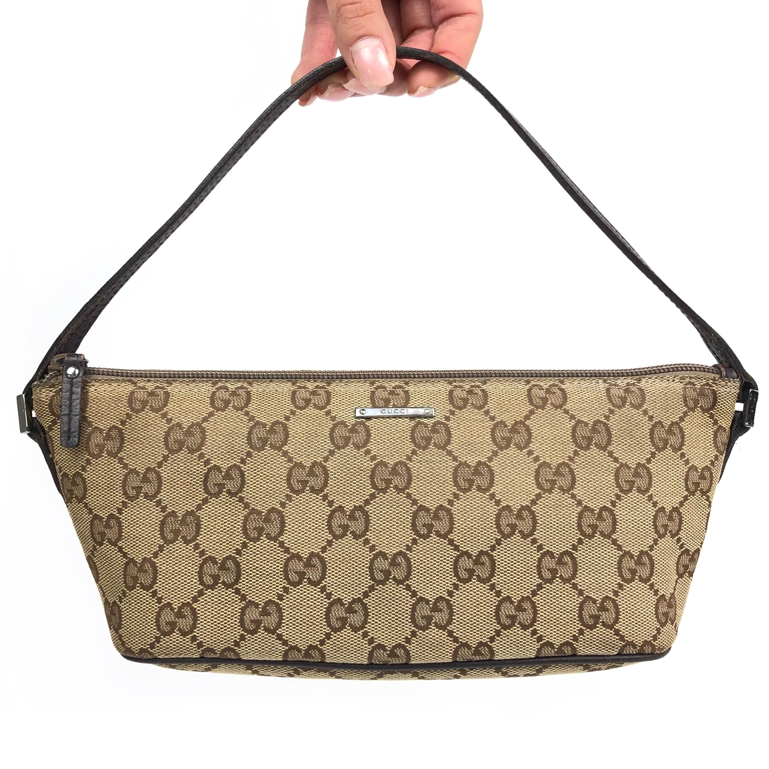 GUCCI MONOGRAM SHOULDER BAG