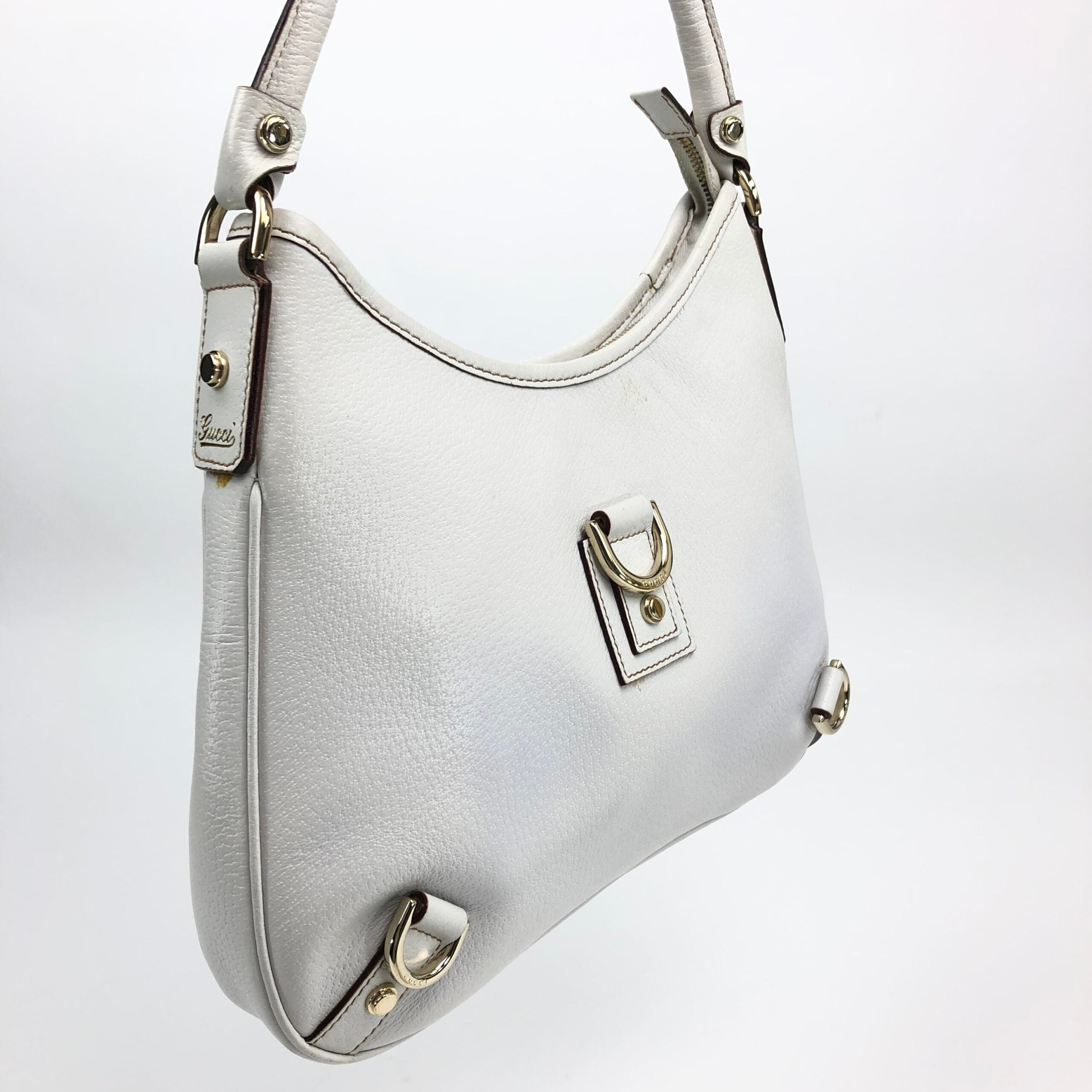 GUCCI LEATHER SHOULDER BAG