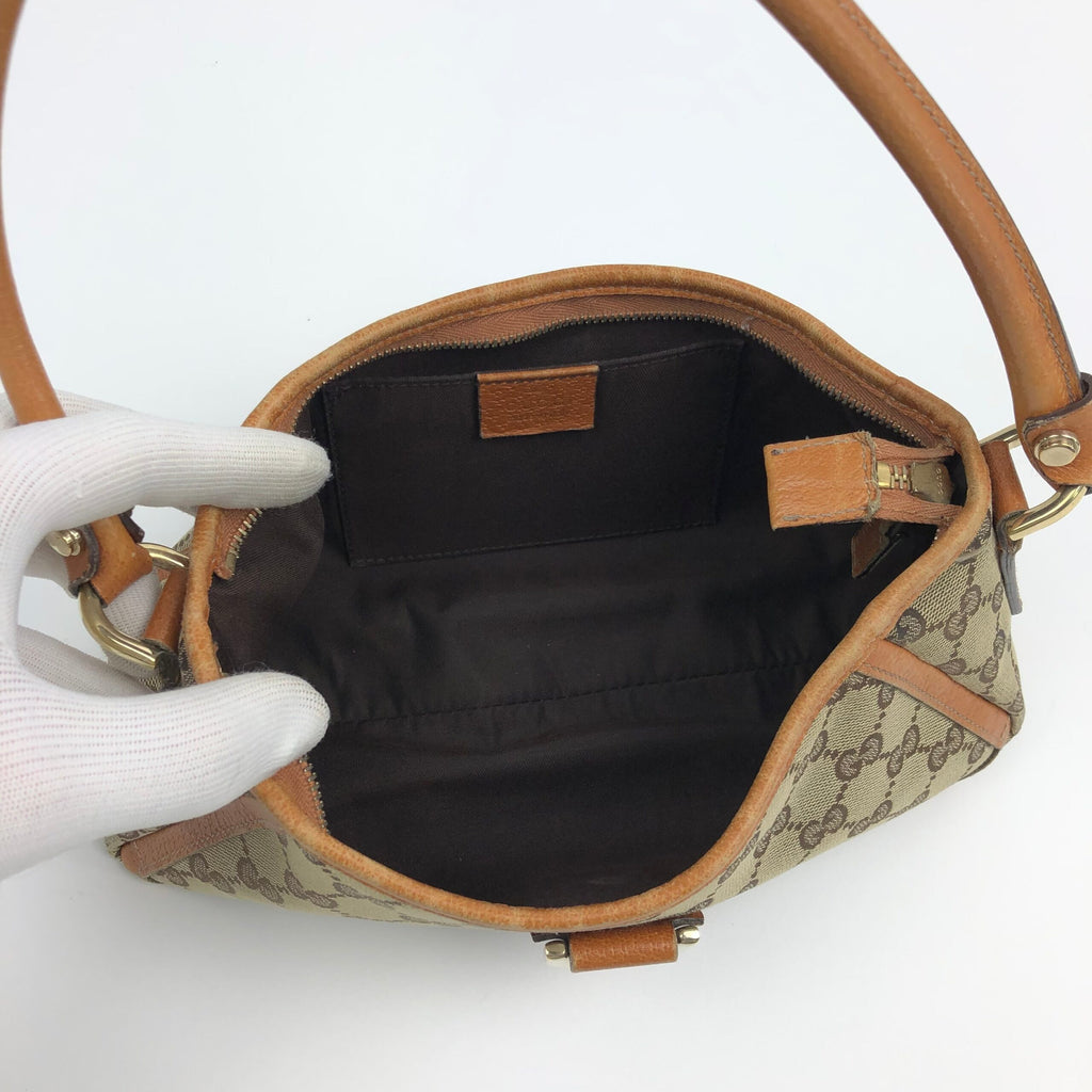GUCCI MONOGRAM SHOULDER BAG