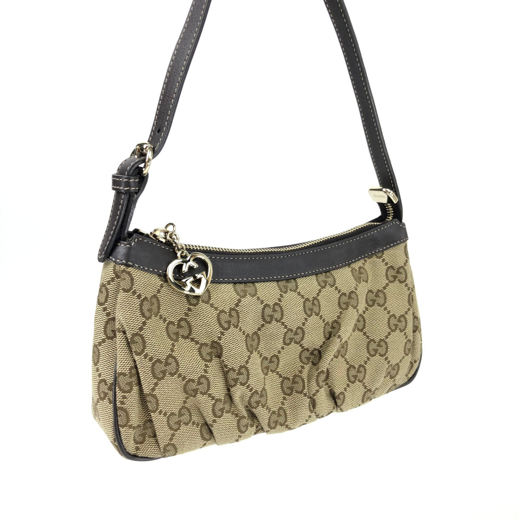GUCCI MONOGRAM SHOULDER BAG