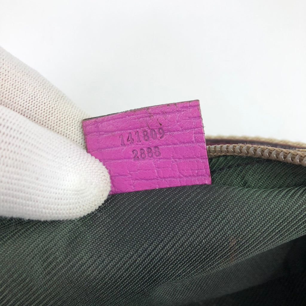 GUCCI MONOGRAM SHOULDER BAG