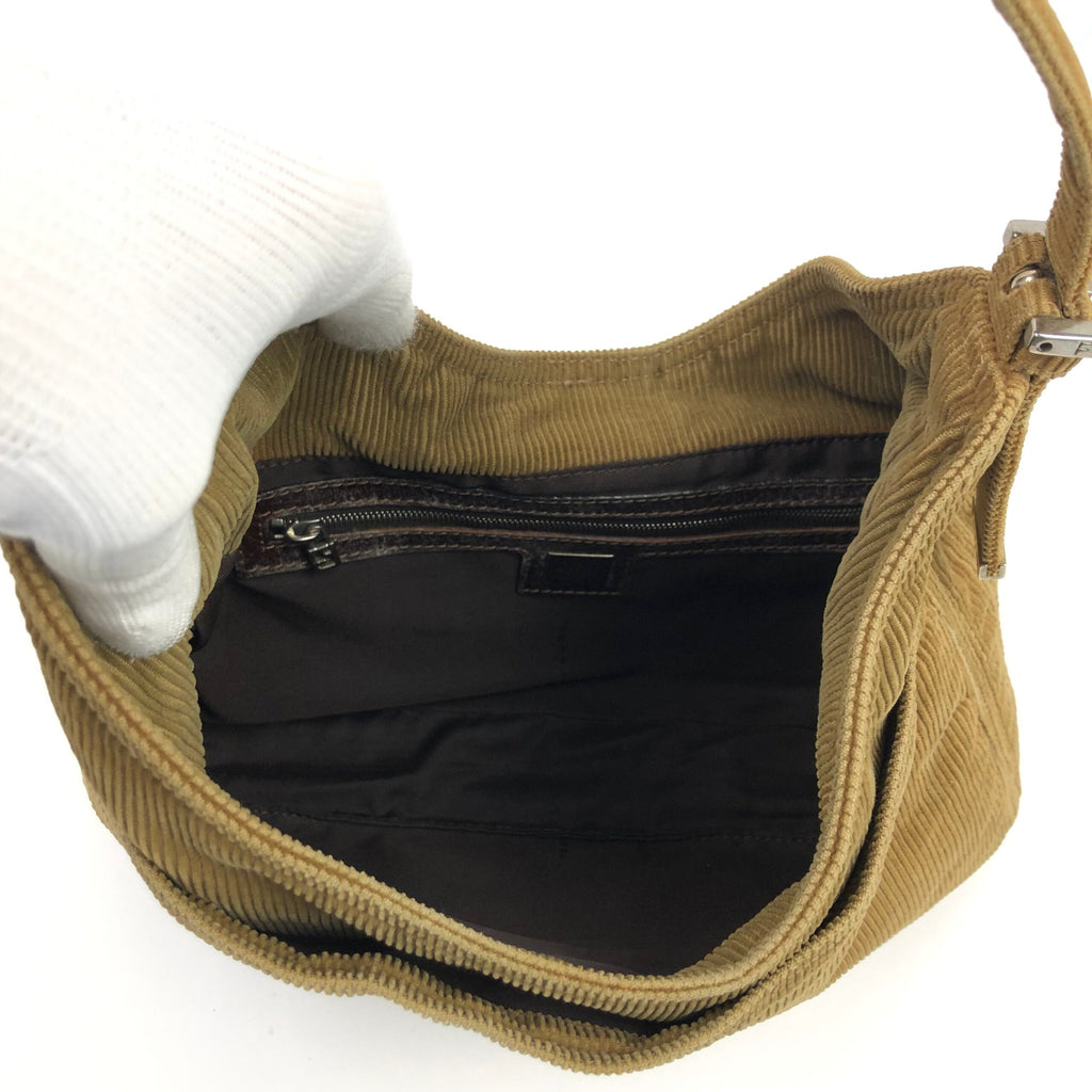 FENDI CORDUROY SHOULDER BAG
