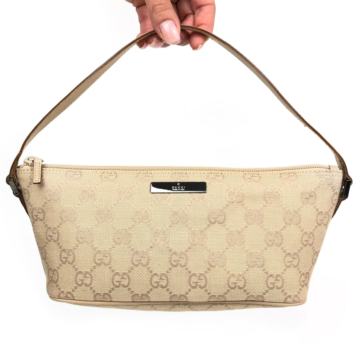 GUCCI MONOGRAM SHOULDER BAG