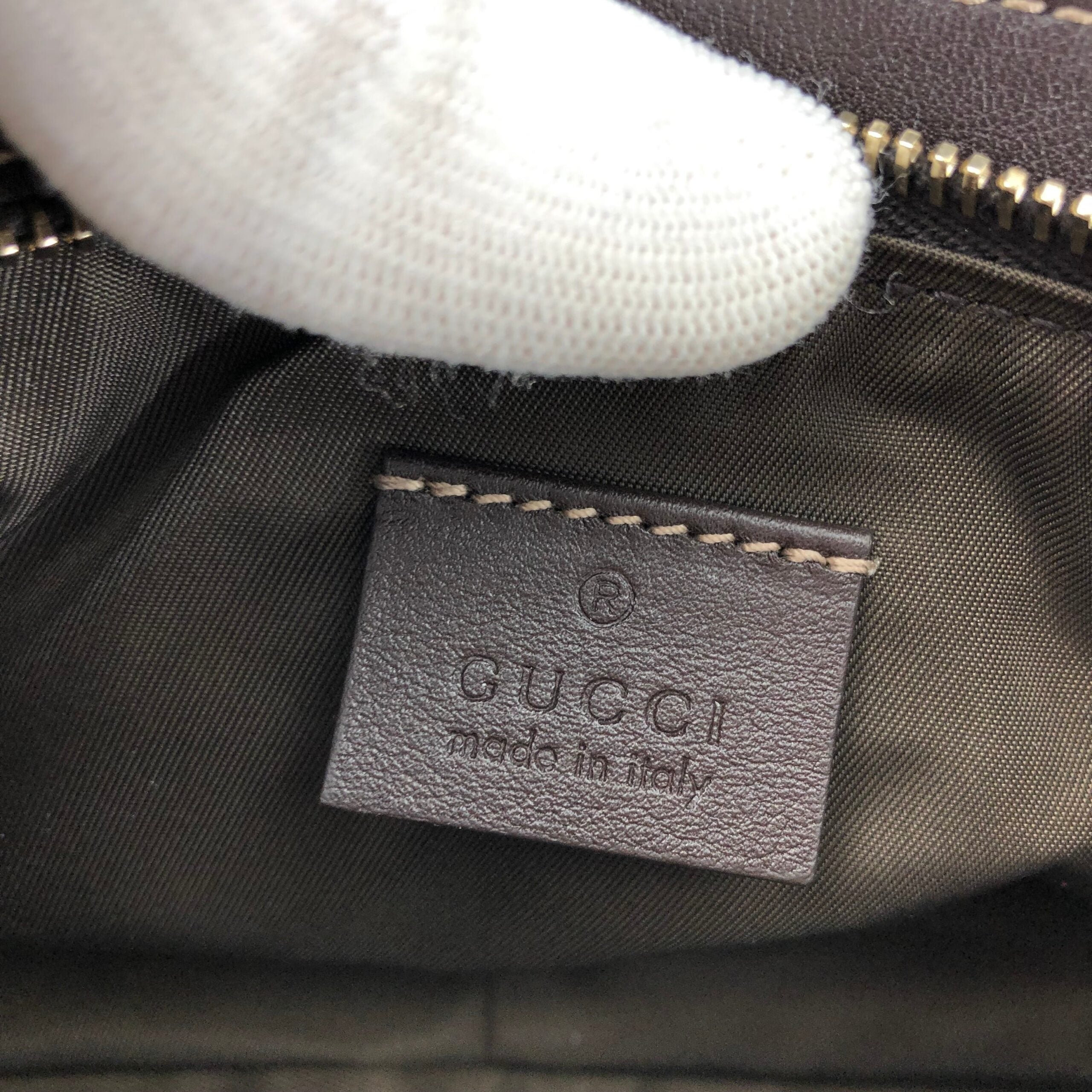 GUCCI MONOGRAM SHOULDER BAG