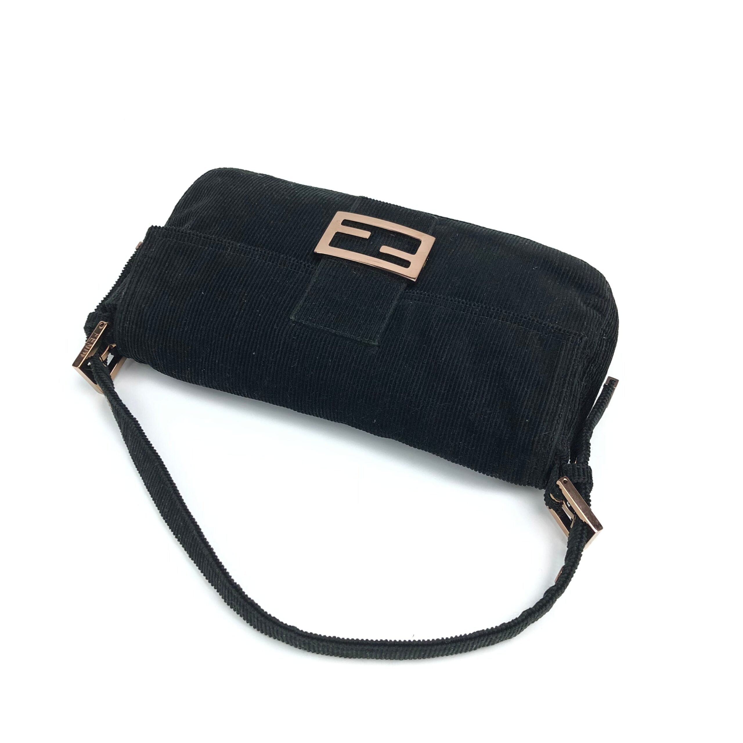 FENDI CORDUROY BAGUETTE BAG