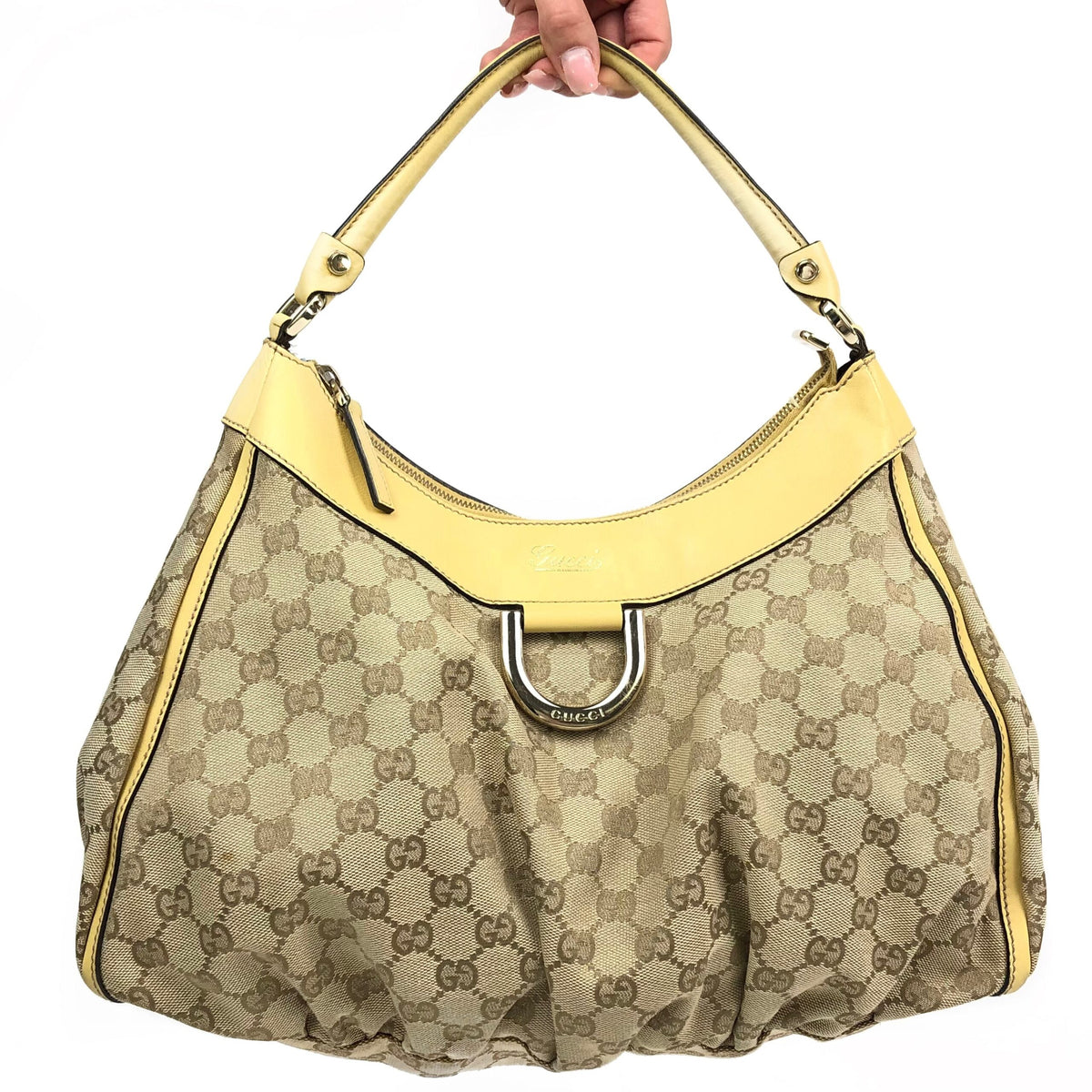 GUCCI MONOGRAM ABBEY SHOULDER BAG
