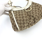 GUCCI ABBEY MONOGRAM SHOULDER BAG