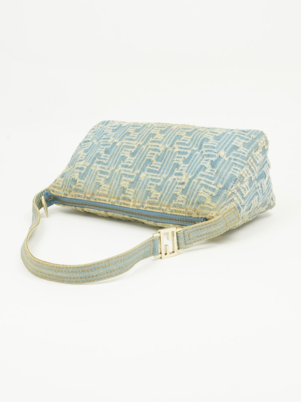FENDI DENIM ZUCCA SHOULDER BAG