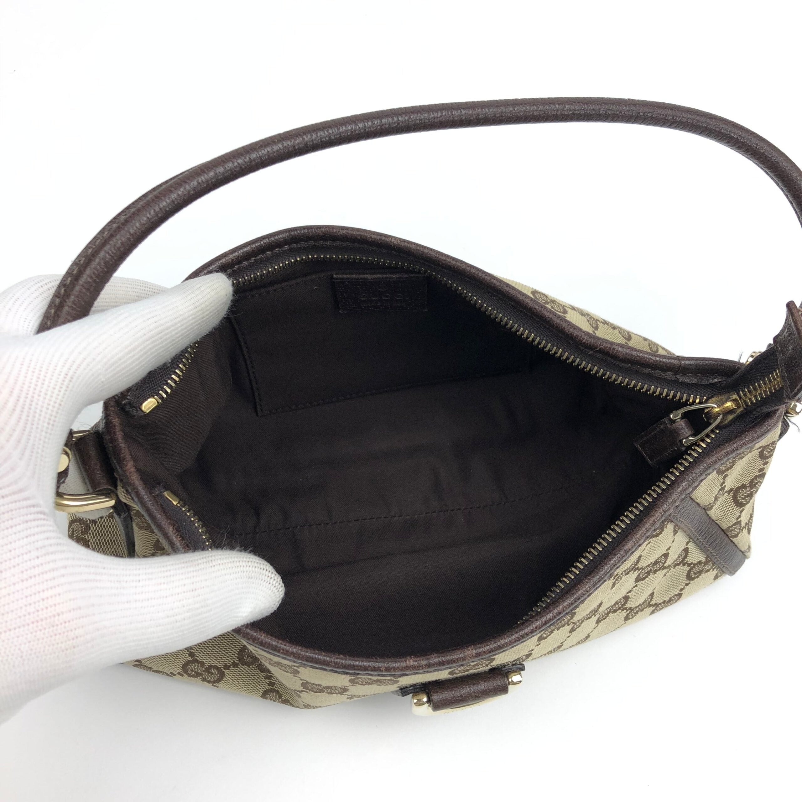 GUCCI MONOGRAM SHOULDER BAG