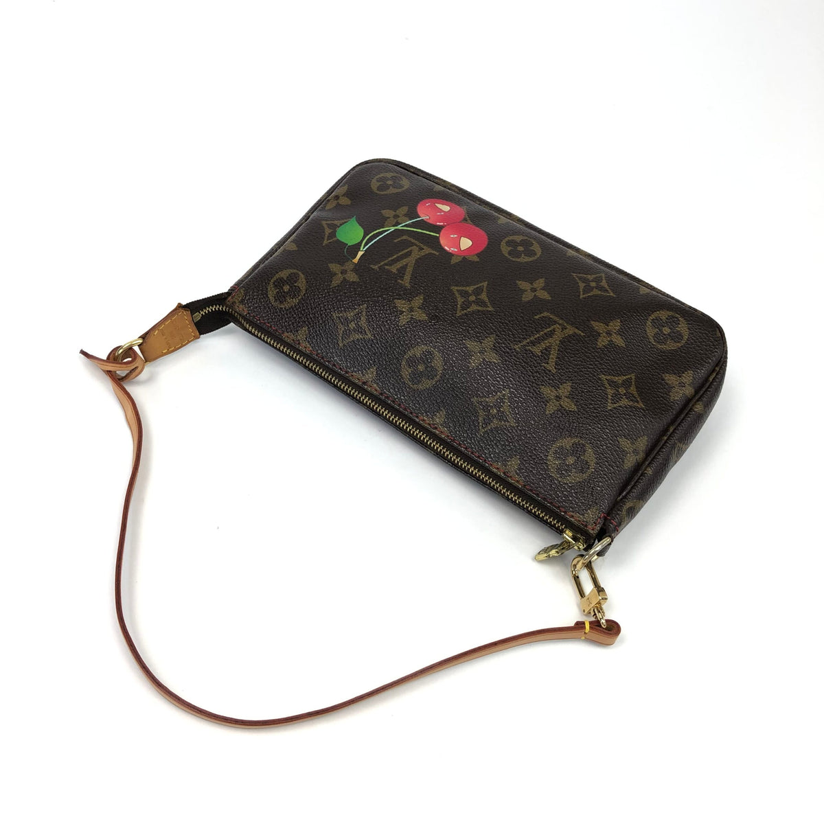 LOUIS VUITTON CHERRY TAKASHI MURAKAMI POCHETTE BAG