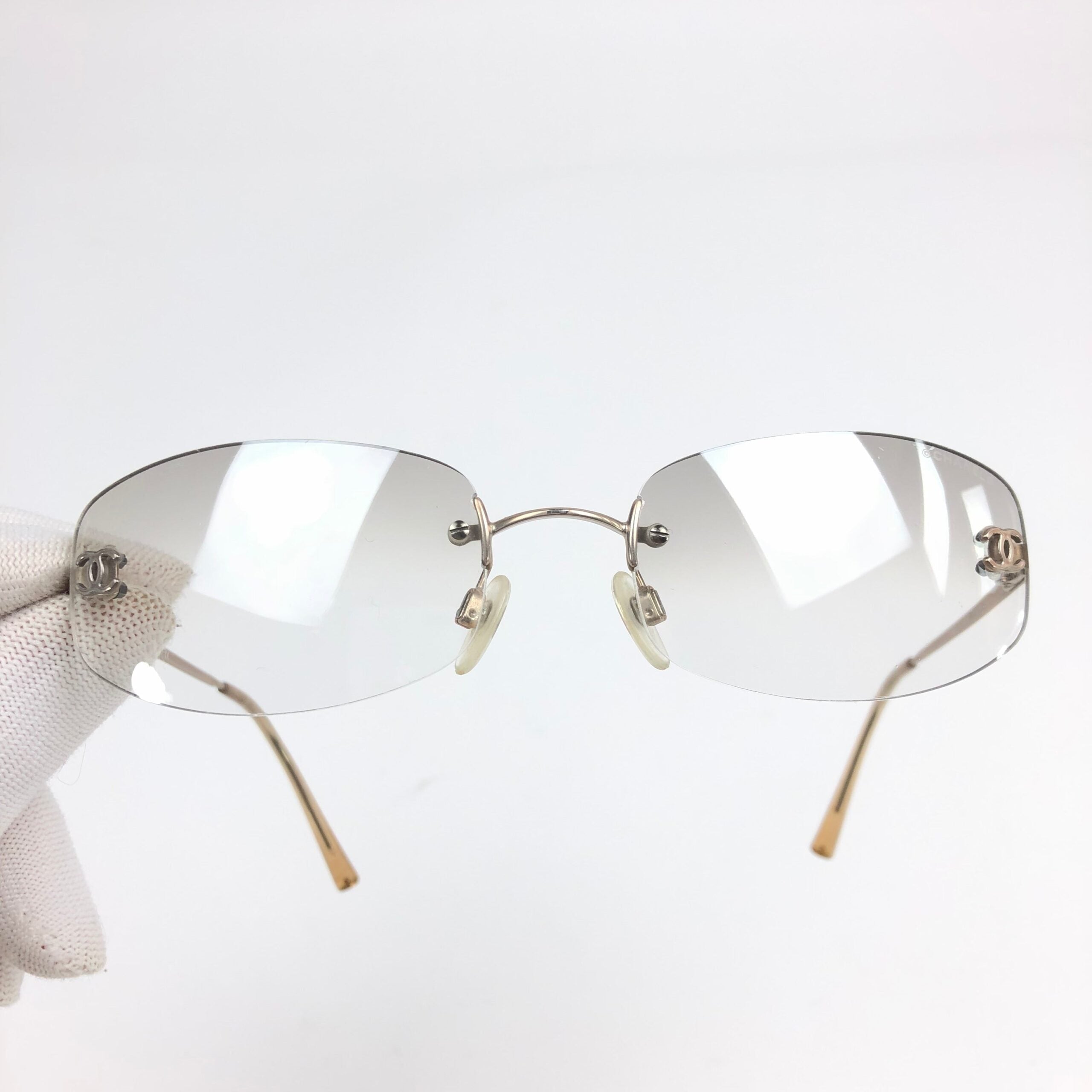 CHANEL RIMLESS SUNGLASSES