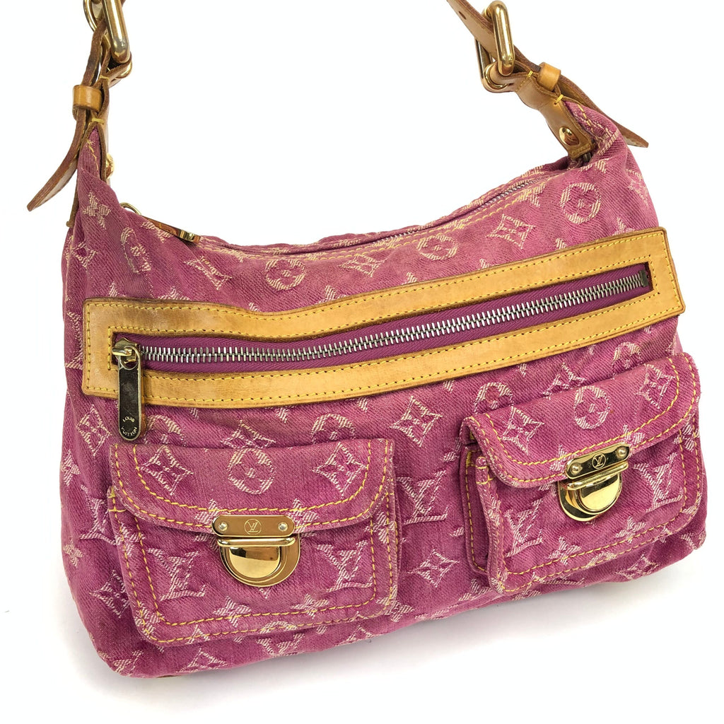 LOUIS VUITTON BAGGY PM DENIM SHOULDER BAG